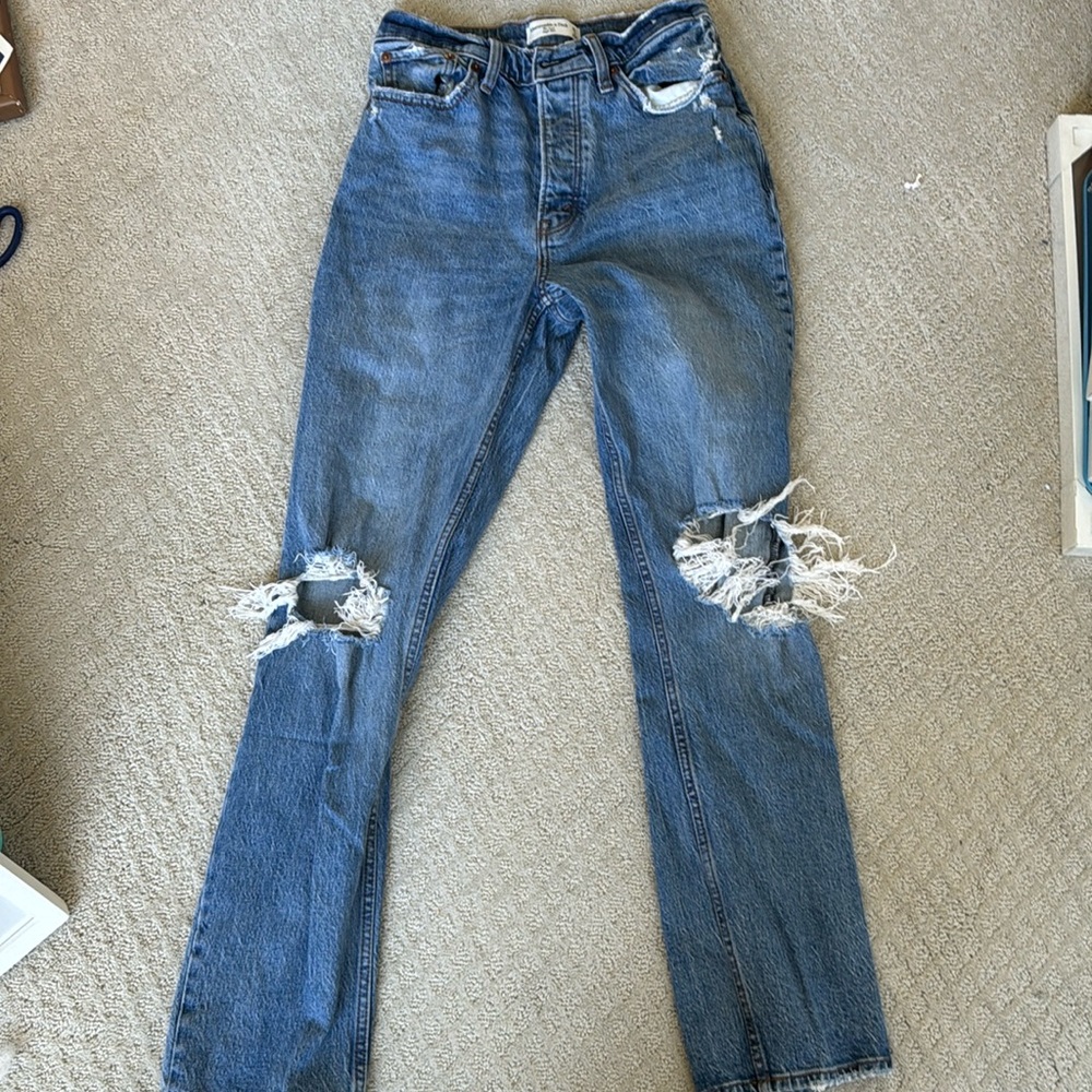 Abercrombie, high-rise, size 25 jeans